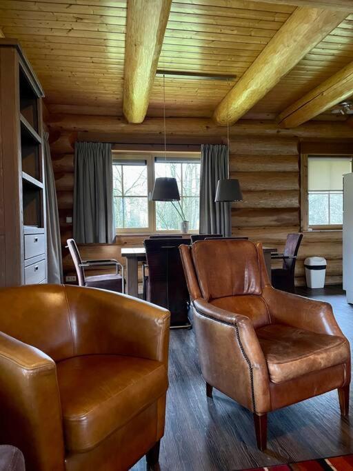 Unieke Houten Villa Met Sauna In Twente - 6P Den Ham Eksteriør billede