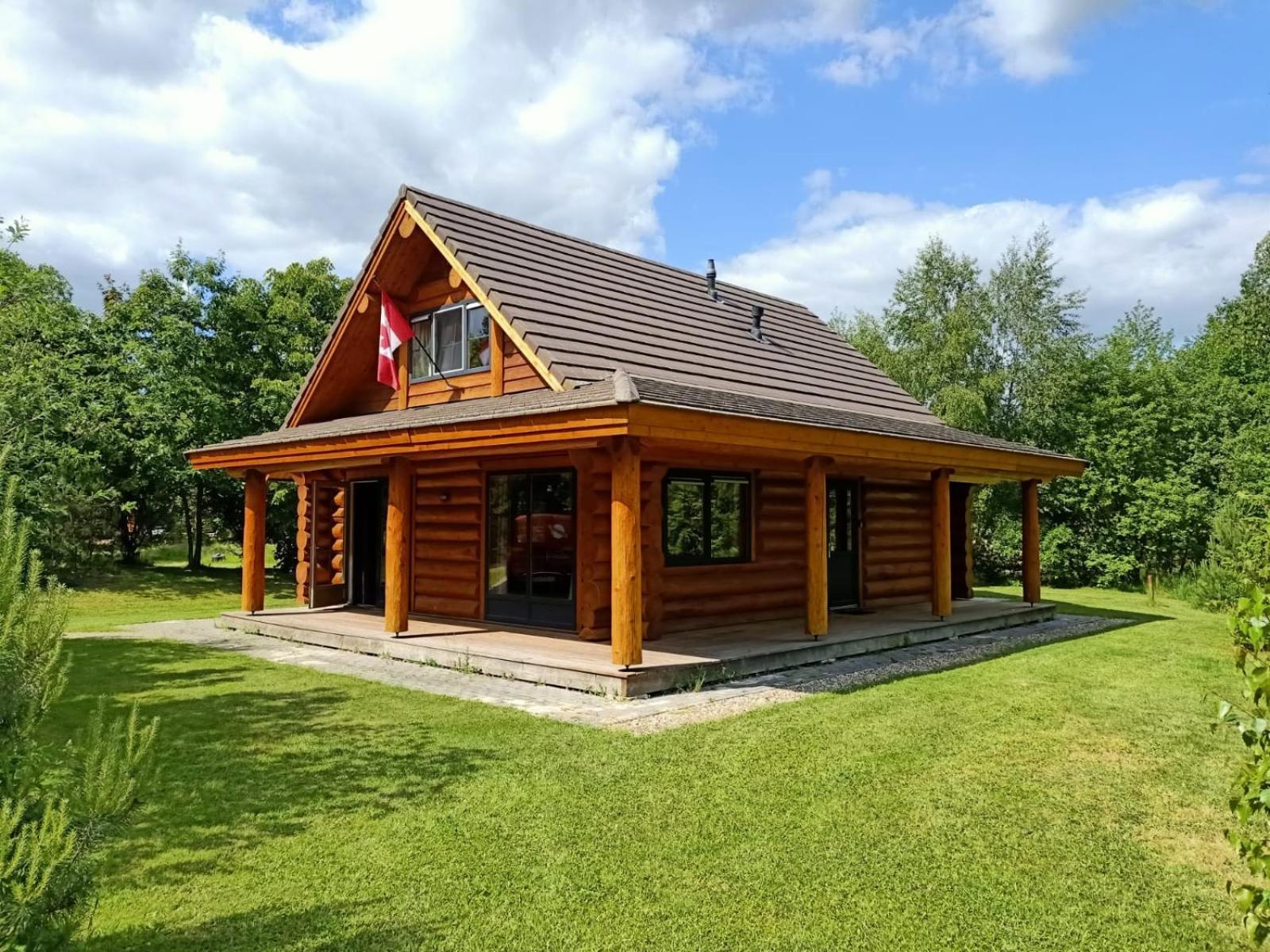Unieke Houten Villa Met Sauna In Twente - 6P Den Ham Eksteriør billede