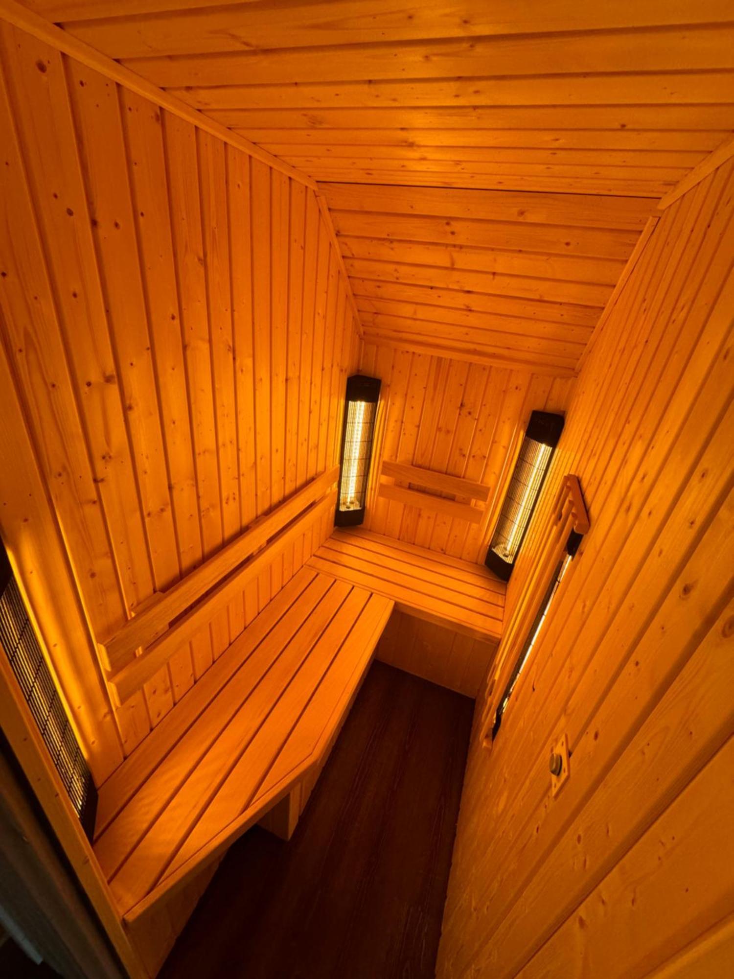 Unieke Houten Villa Met Sauna In Twente - 6P Den Ham Eksteriør billede