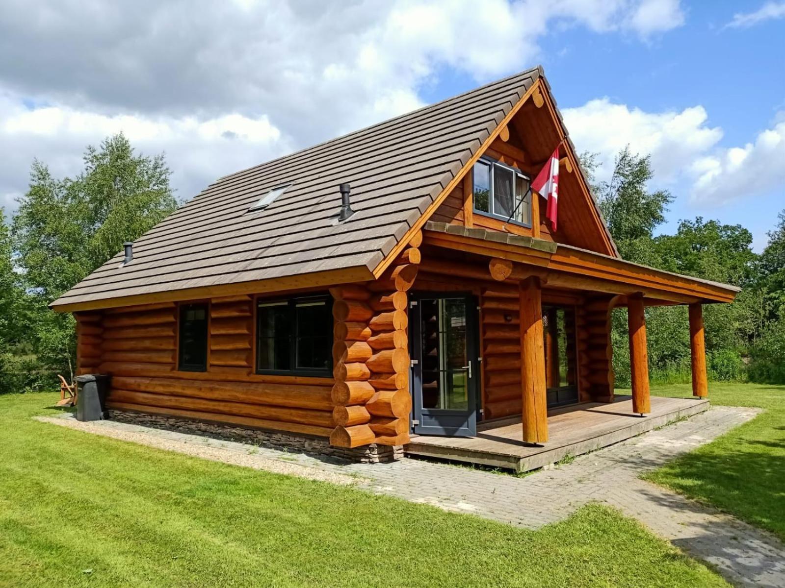 Unieke Houten Villa Met Sauna In Twente - 6P Den Ham Eksteriør billede