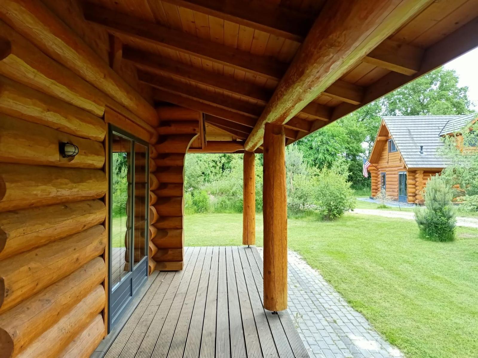 Unieke Houten Villa Met Sauna In Twente - 6P Den Ham Eksteriør billede