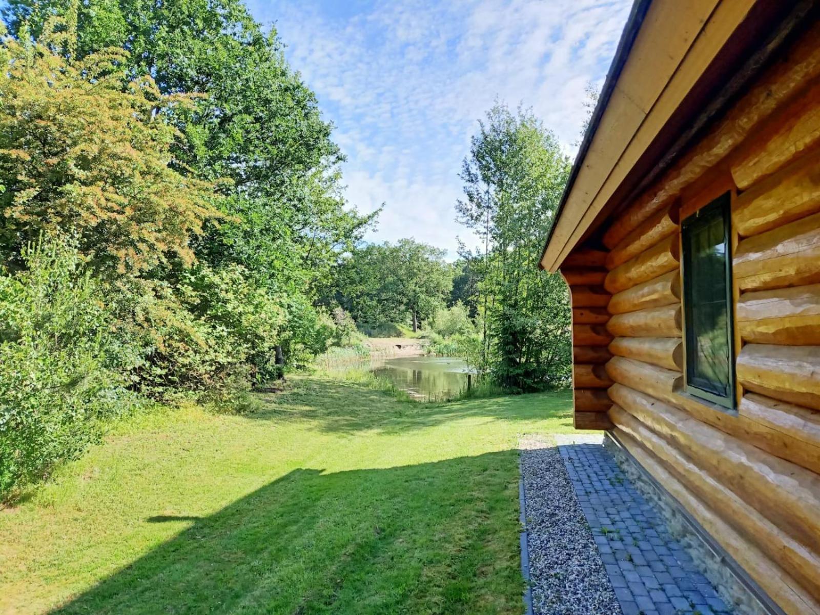 Unieke Houten Villa Met Sauna In Twente - 6P Den Ham Eksteriør billede